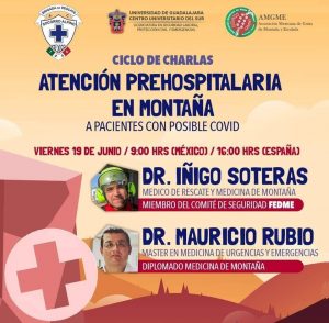 Al accidentado en medio natural con posible covid-19